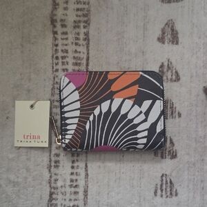 Trina Turk Black, Orange, and Pink Wallet